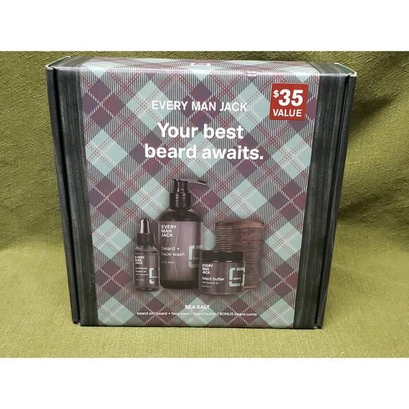 Beard + Face Wash, Beard Oil, Beard Butter + Beard Comb - Picture 6 of 6